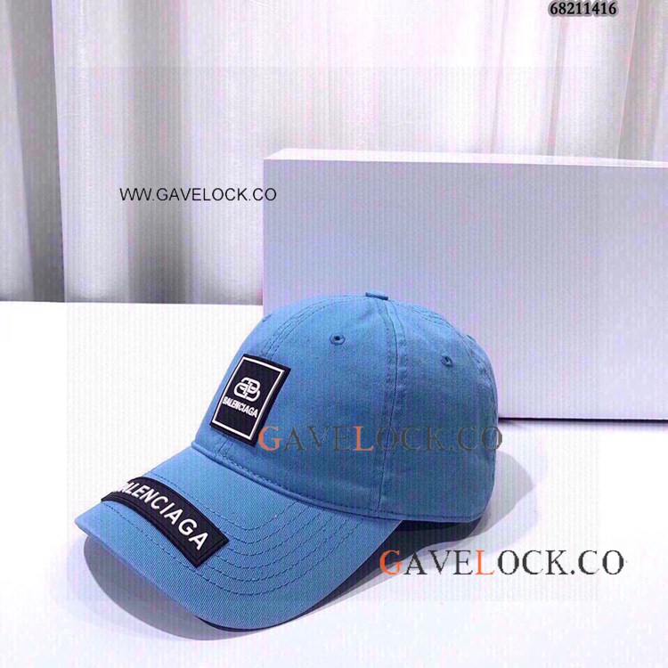 Best Quality Balenclaga Blue Peaked Cap Streetwear